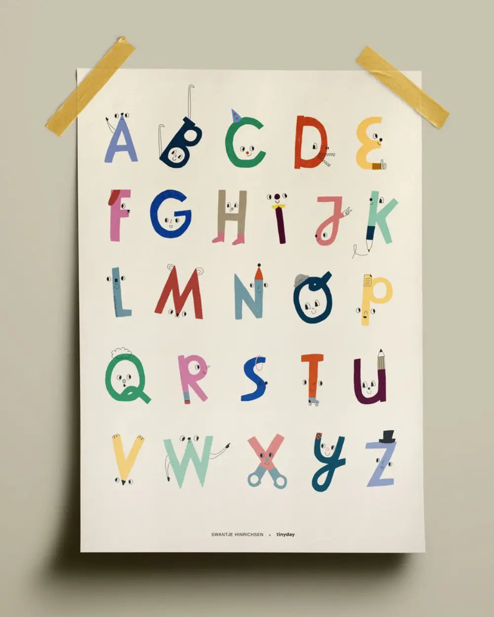 ABC Poster Alphabet (Din A3)