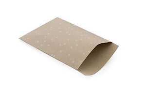Geschenktüte Flach Handdrawn Dots 17 x 25cm (5er-Pack)