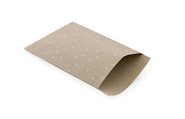 Geschenktüte Flach Handdrawn Dots 17 x 25cm (5er-Pack)