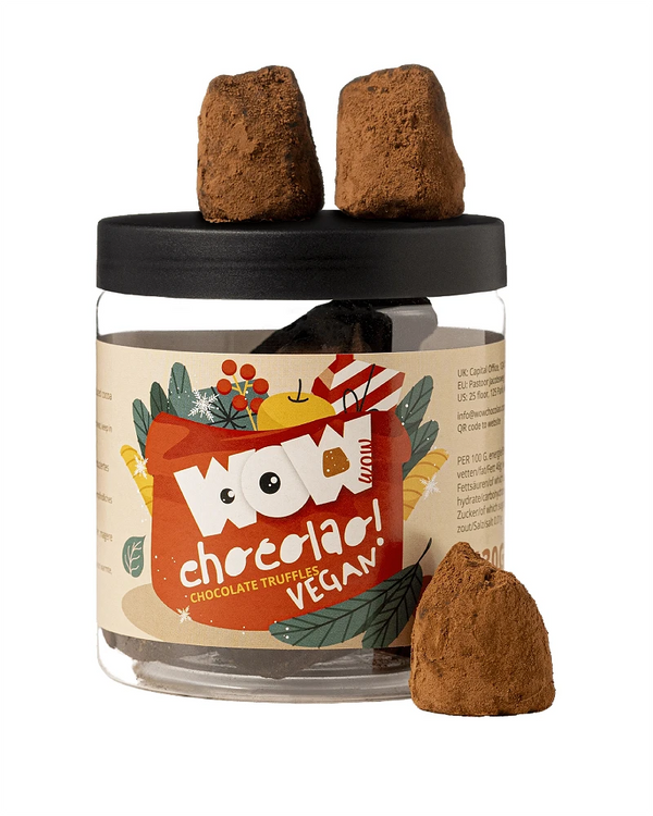 WOW Chocolao! Vegan Chocolate Truffles - Christmas Edition - 130g