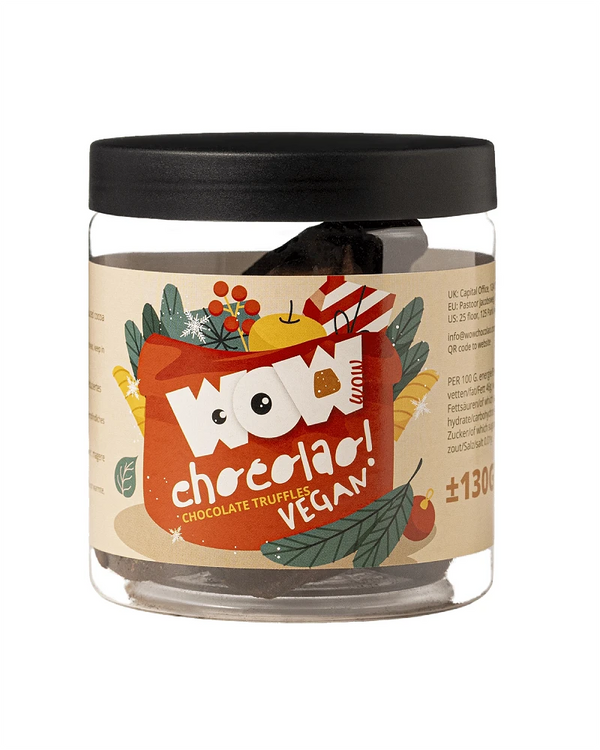 WOW Chocolao! Vegan Chocolate Truffles - Christmas Edition - 130g