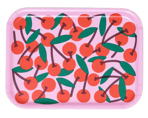 Cherries Pink Tablett Klein