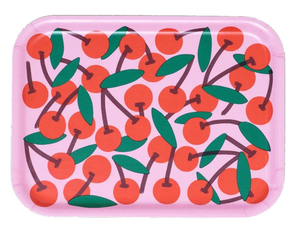 Cherries Pink Tablett Klein