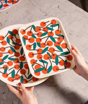 Cherries Tablett Klein