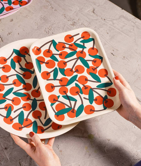 Cherries Tablett Klein