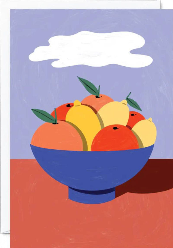 Citrus Bowl Klappkarte