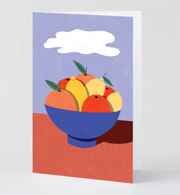 Citrus Bowl Klappkarte