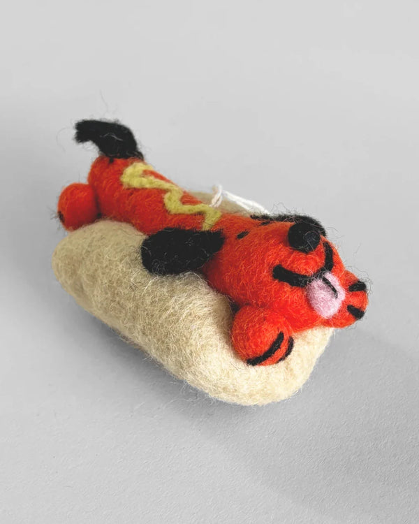 Hotdog Dog Frank Filzanhänger