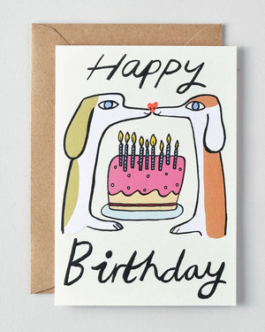 Wrap - Happy Birthday Dogs Klappkarte