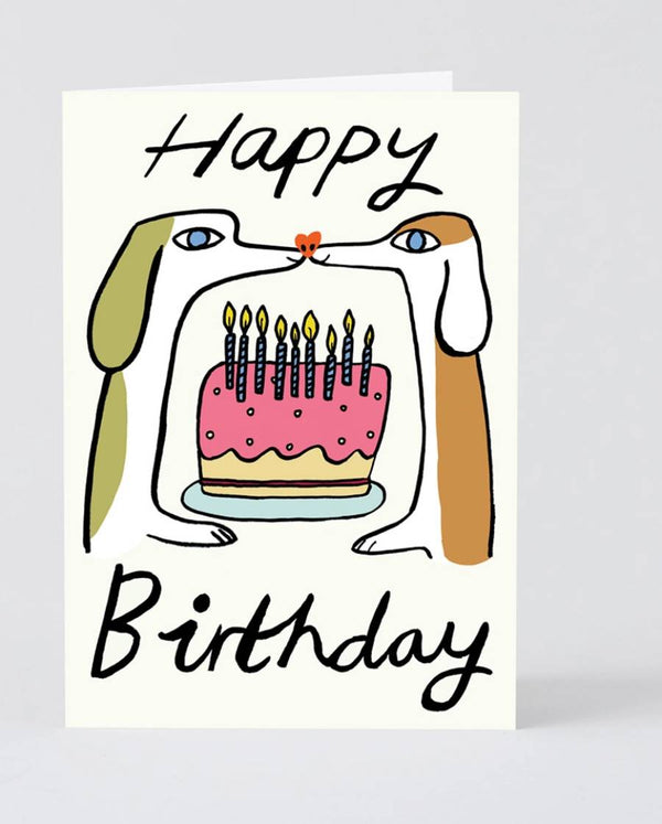 Wrap - Happy Birthday Dogs Klappkarte