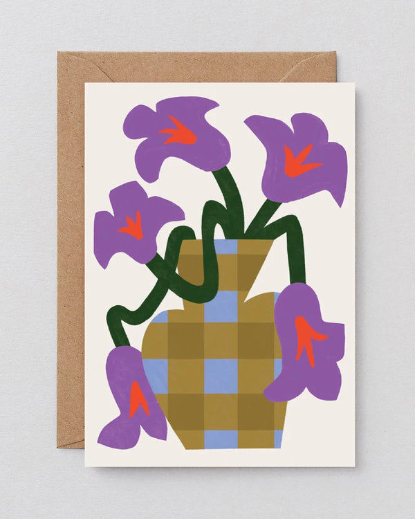 Wrap - Lilies in Vase Klappkarte
