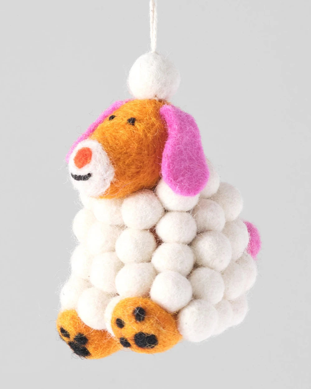 Minu Snowball Dog Filzanhänger