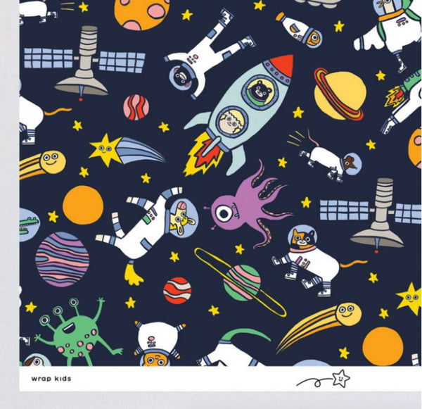 Space Geschenkpapier