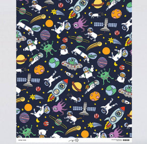Space Geschenkpapier