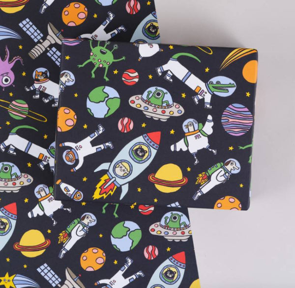 Space Geschenkpapier