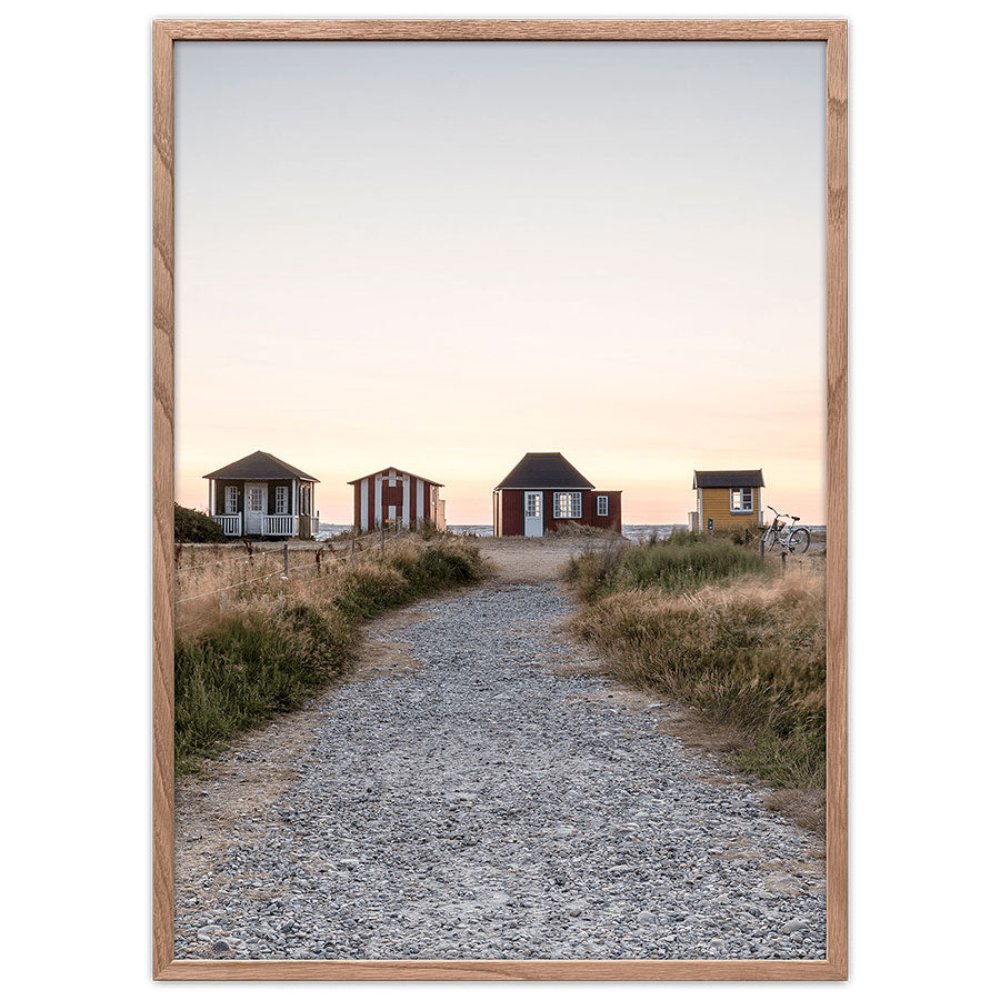 Strandhuse Poster (50 x 70cm)
