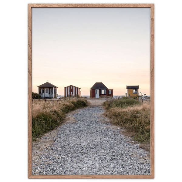 Strandhuse Poster (50 x 70cm)