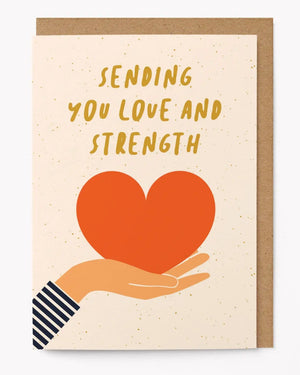Graphic Factory - Sending You Love And Strength Klappkarte