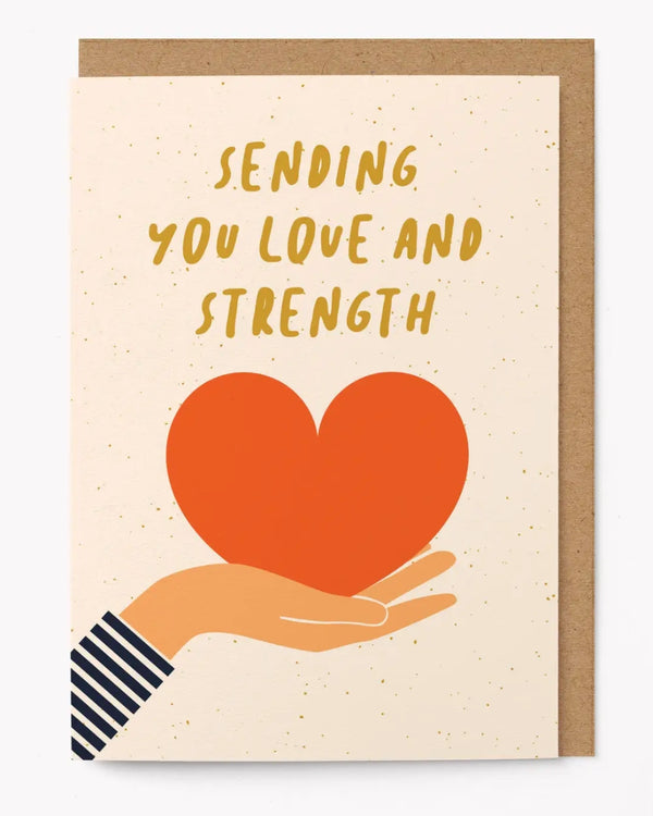 Graphic Factory - Sending You Love And Strength Klappkarte