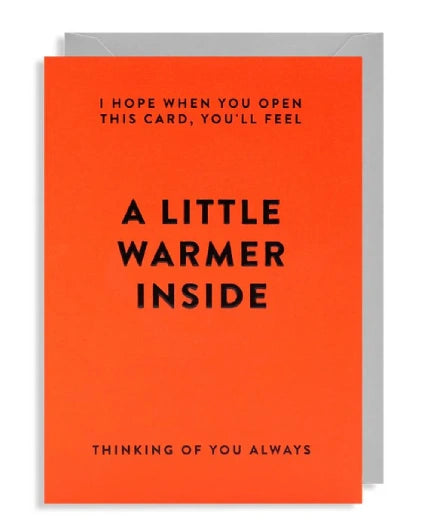 Lagom Design - A Little Warmer Inside Klappkarte