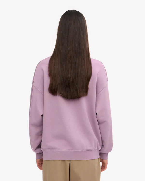 Organic Oversized Sweatshirt Pearly Purple
