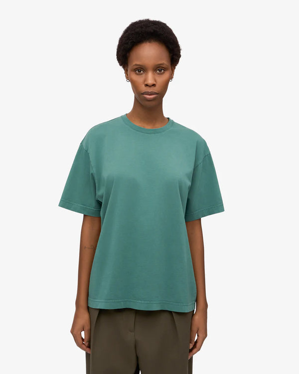 Organic Oversized T-Shirt Pine Green