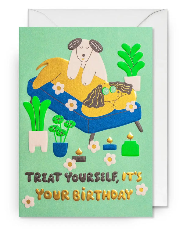 Lagom Design - Judit Zengovani Treat Yourself Klappkarte