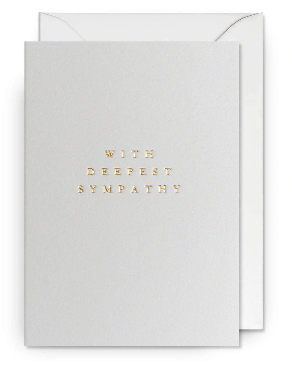 Lagom Design - POSTCO With Deepest Sympathy Klappkarte