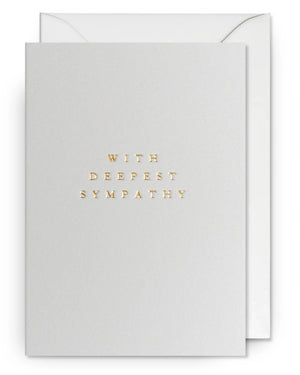 Lagom Design - POSTCO With Deepest Sympathy Klappkarte