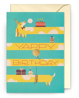 Lagom Design - Lydia Nichols Yappy Birthday Klappkarte