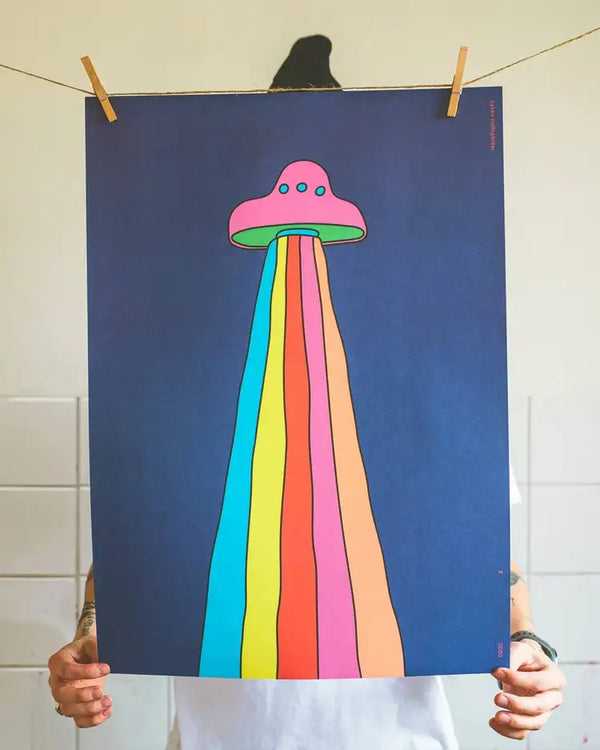 UFO Poster (50x70cm)