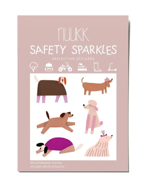 Nuukk - 3 Reflektierende Stickerbögen Safety Sparkles Dogs by Anna Katharina Jansen