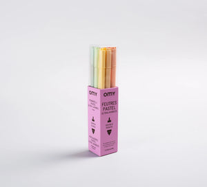 9 Dual Tipped Pastel Markers