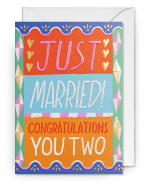Lagom Design - Ruby Taylor Just Married Klappkarte