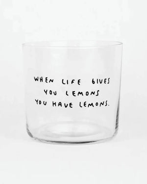 Yahya Studio - When Life Gives You Lemons Glas 350 ml