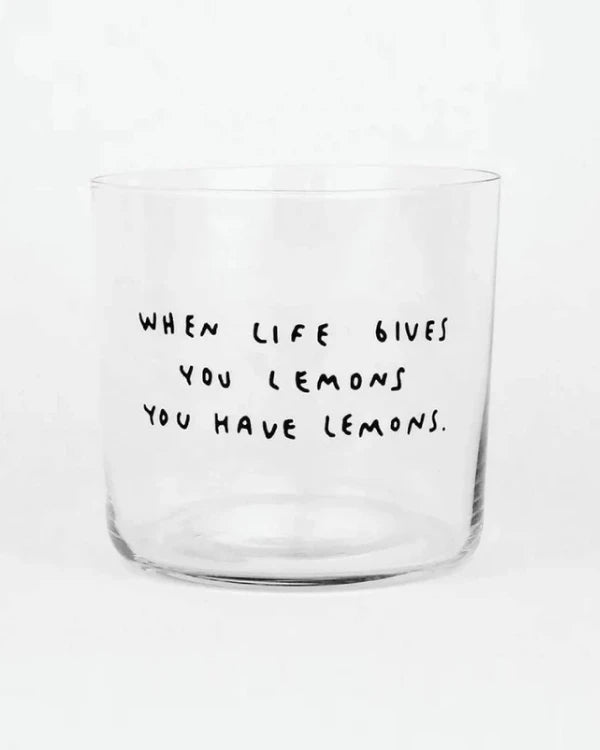 Yahya Studio - When Life Gives You Lemons Glas 350 ml