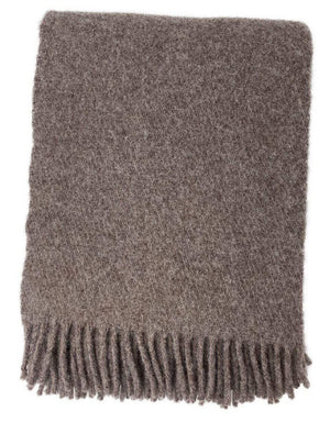 D&T Design - Wolldecke Basic Brown Melange