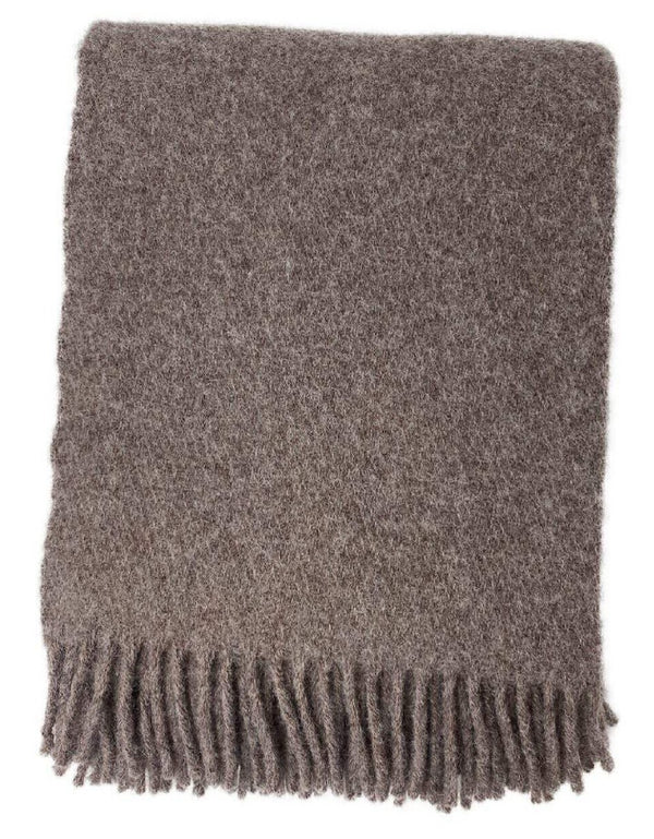 D&T Design - Wolldecke Basic Brown Melange