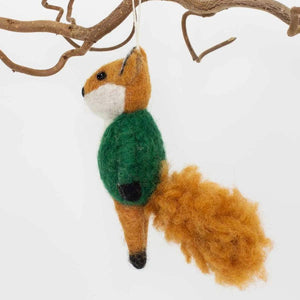 Fox In Green Jacket Weihnachtsbaumanhänger