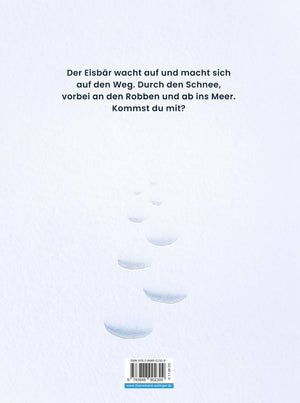 Ein Eisbär im Schnee