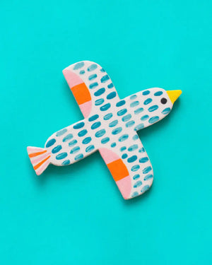 Vogel Keramik Teal