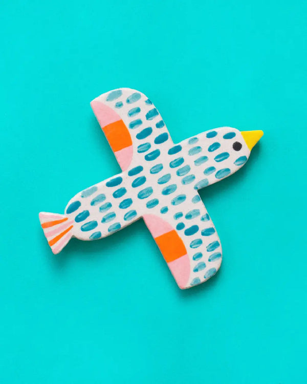 Vogel Keramik Teal