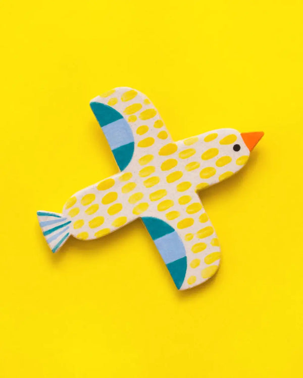 Vogel Keramik Yellow