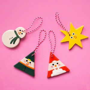 Keramikanhänger Kleiner Stern