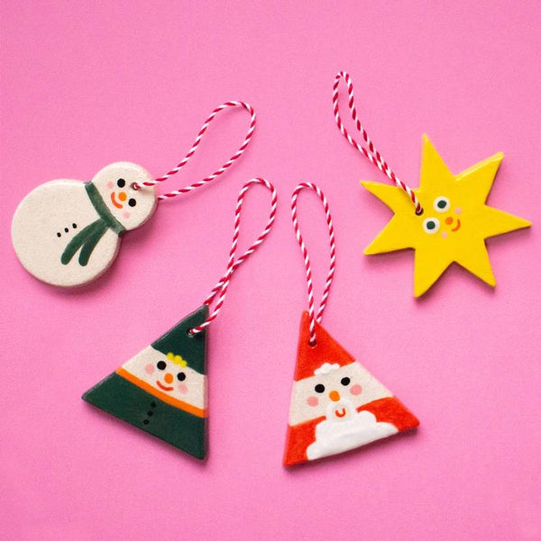 Keramikanhänger Kleiner Stern