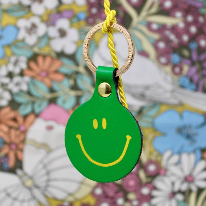 Feeling Lush Smiley Schlüsselanhänger Green