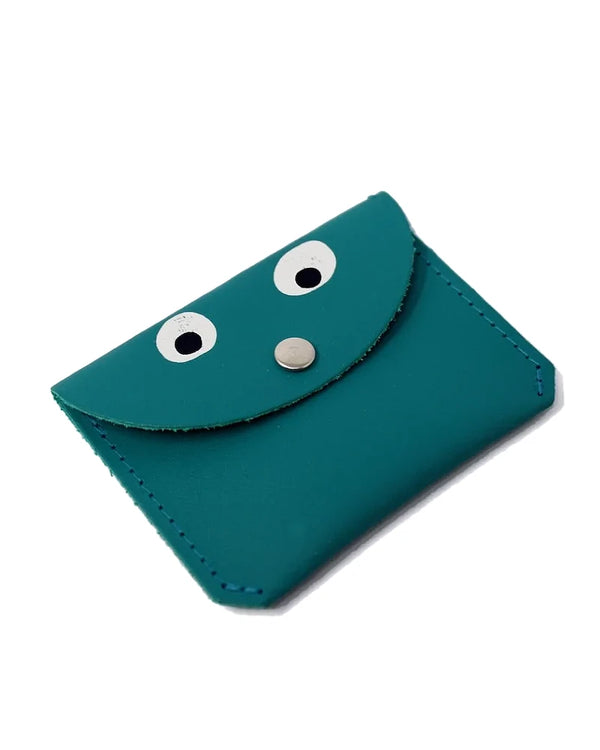 Ark Colour Design - Googly Eye Mini Money Coin Purse Turquoise