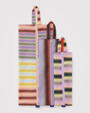 Baggu 3D Zip Set Gradient Stripes (3teilig)