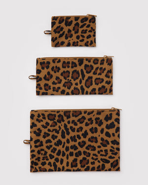 Baggu Flat Pouch Leopard (3teilig)