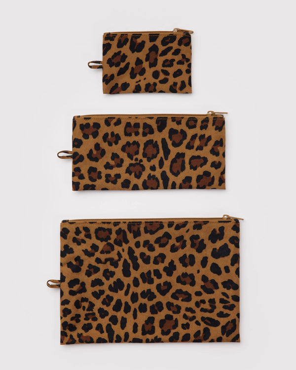 Baggu Flat Pouch Leopard (3teilig)